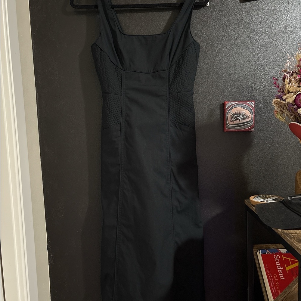 Banana Republic Black Midi Dress
